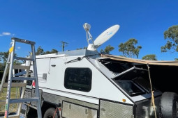 caravan and van satellite